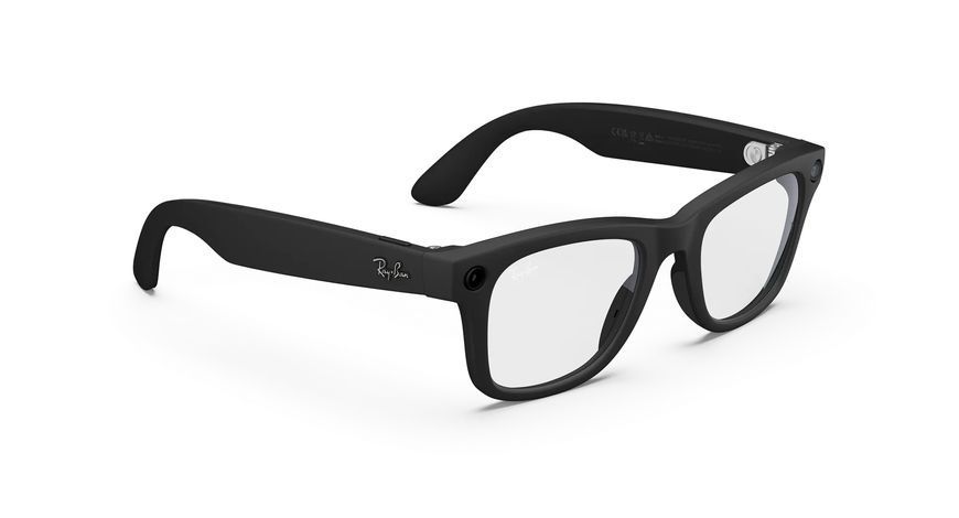 Смарт-окуляри Ray-Ban Meta Wayfarer Gen 2 Standard Matte Black Frame / Clear Lenses G0001 фото