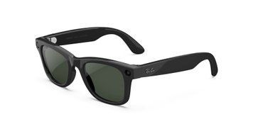 Смарт-окуляри Ray-Ban Meta Wayfarer Gen 2 Standard Shiny Black Frame / Clear to Graphite Green Transitions Lenses G0001-3 фото