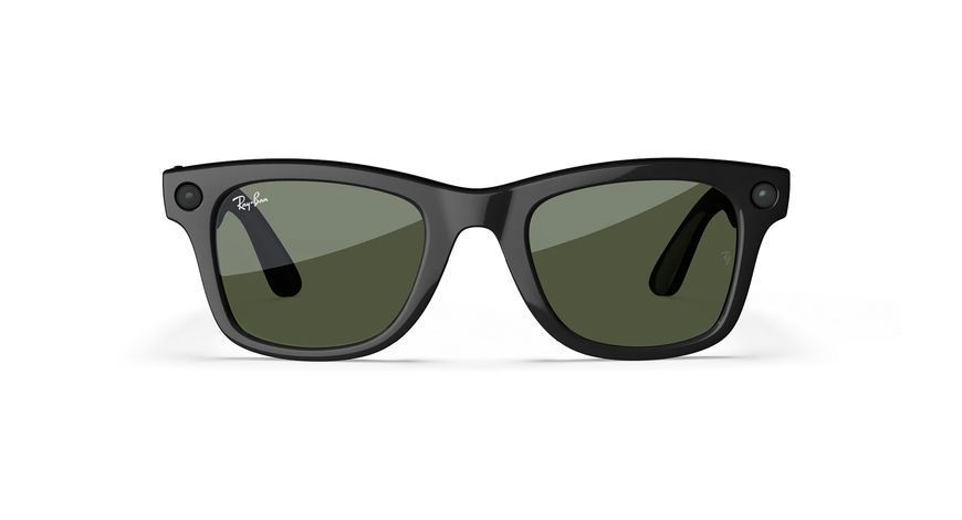 Смарт-окуляри Ray-Ban Meta Wayfarer Gen 2 Large Shiny Black Frame / G-15 Green Lenses  G0001-1L фото