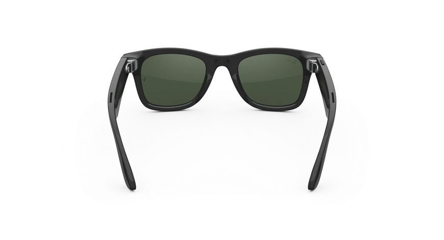 Смарт-окуляри Ray-Ban Meta Wayfarer Gen 2 Large Shiny Black Frame / Clear to Graphite Green Transitions Lenses G0001-3L фото