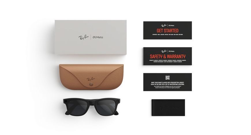 Смарт-окуляри Ray-Ban Meta Wayfarer Gen 2 Large Matte Black Frame/Clear to Grey Transitions Lenses G0001-4L фото