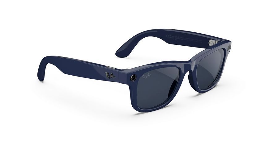 Смарт-окуляри Ray-Ban Meta Wayfarer Gen 2 Large Shiny Cosmic Blue Frame / Clear to Sapphire Transitions Lenses G0001-5L фото