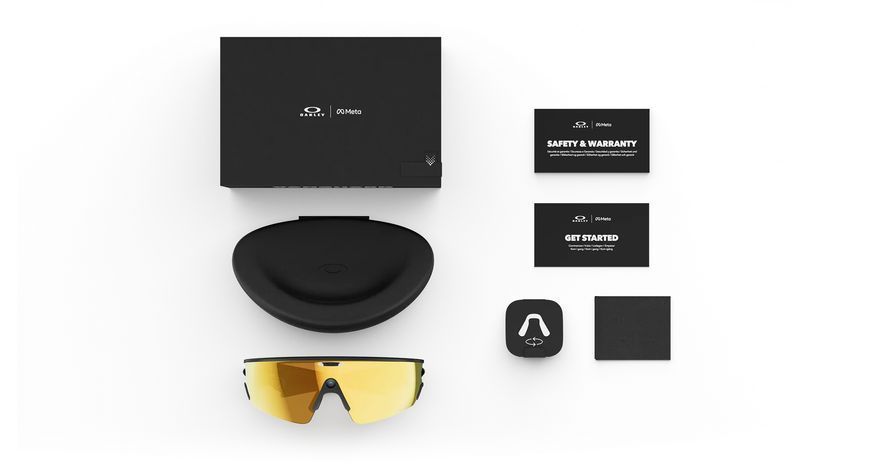 Смарт-окуляри Oakley Meta Vanguard Prizm 24k Lenses / Black Frame  G0008 фото
