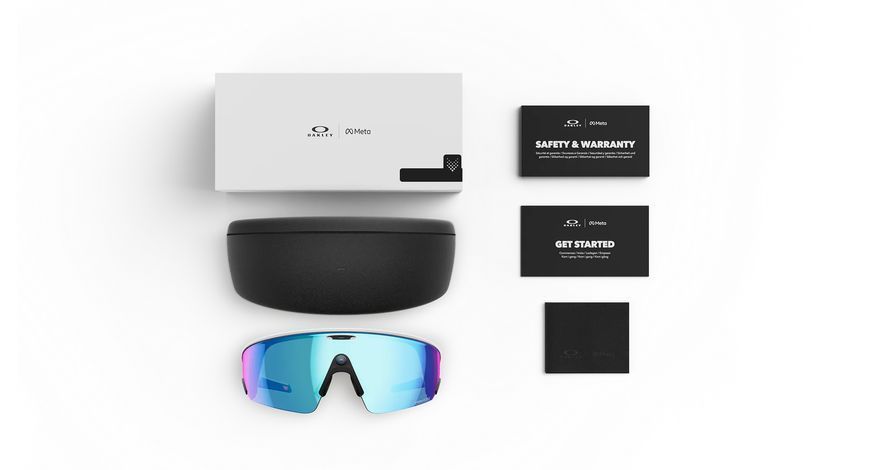 Смарт-очки Oakley Meta Vanguard - Prizm Sapphire Lenses / White Frame G0011 фото
